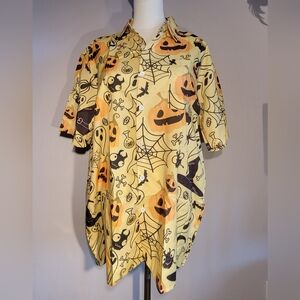NWOT Halloween Hawaiian Style Shirt
